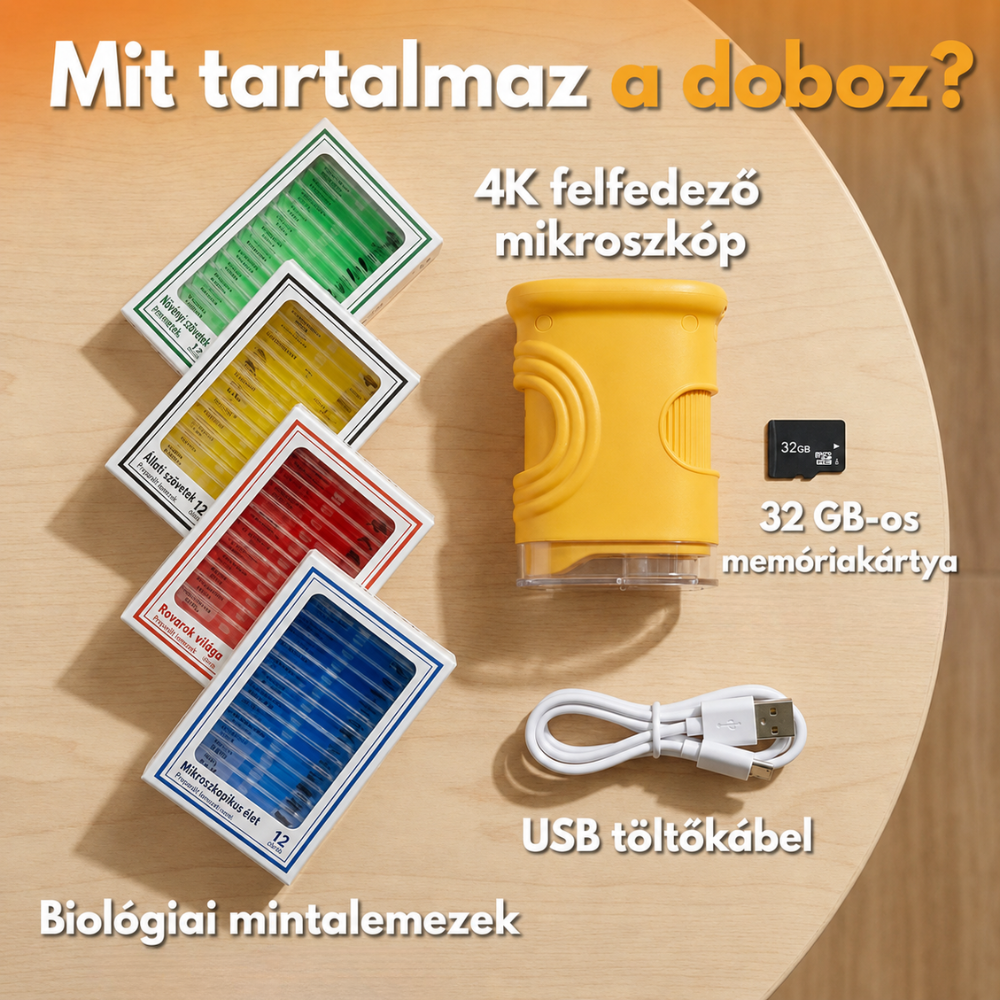 Bébi Dizájn Felfedező Mikroszkóp