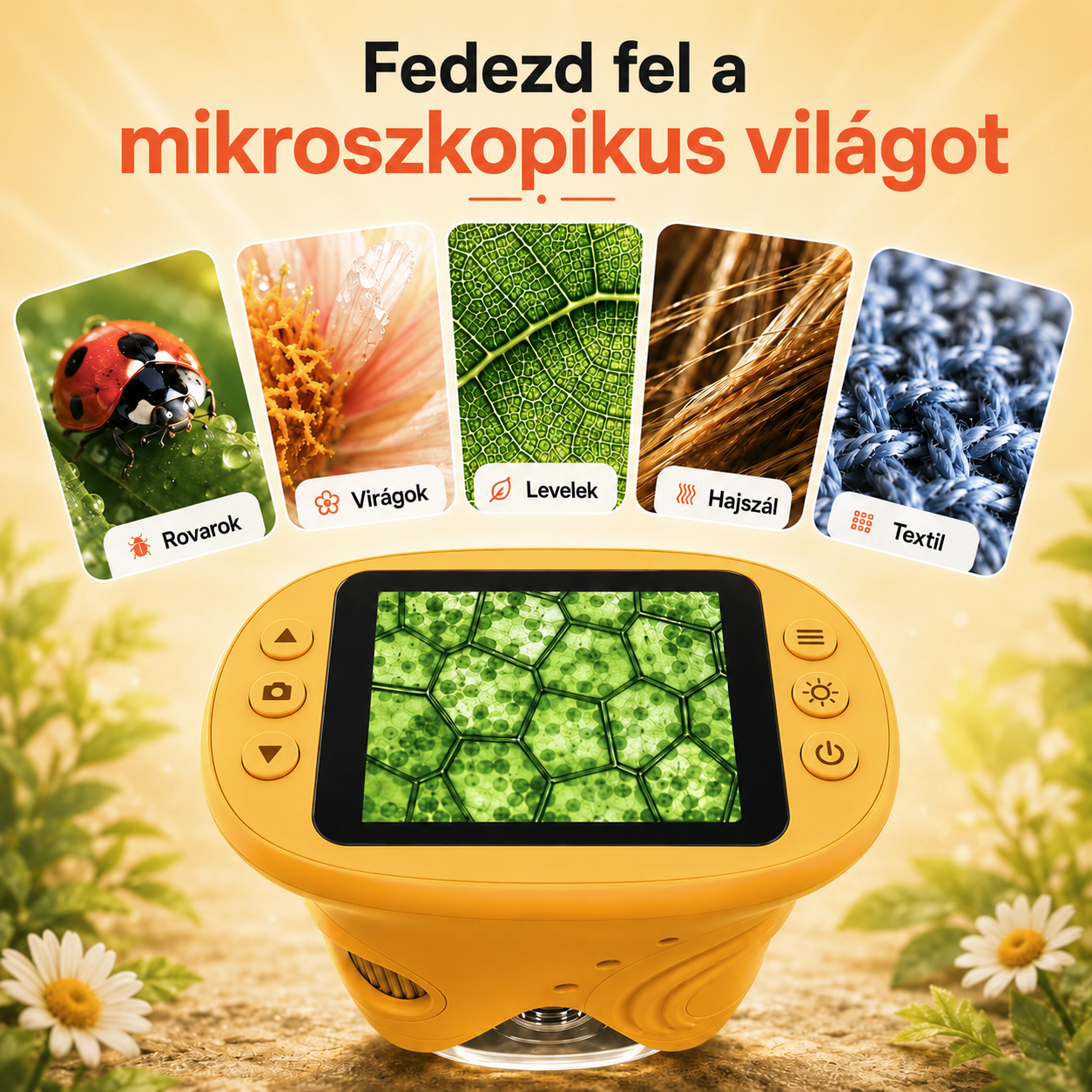 Bébi Dizájn Felfedező Mikroszkóp