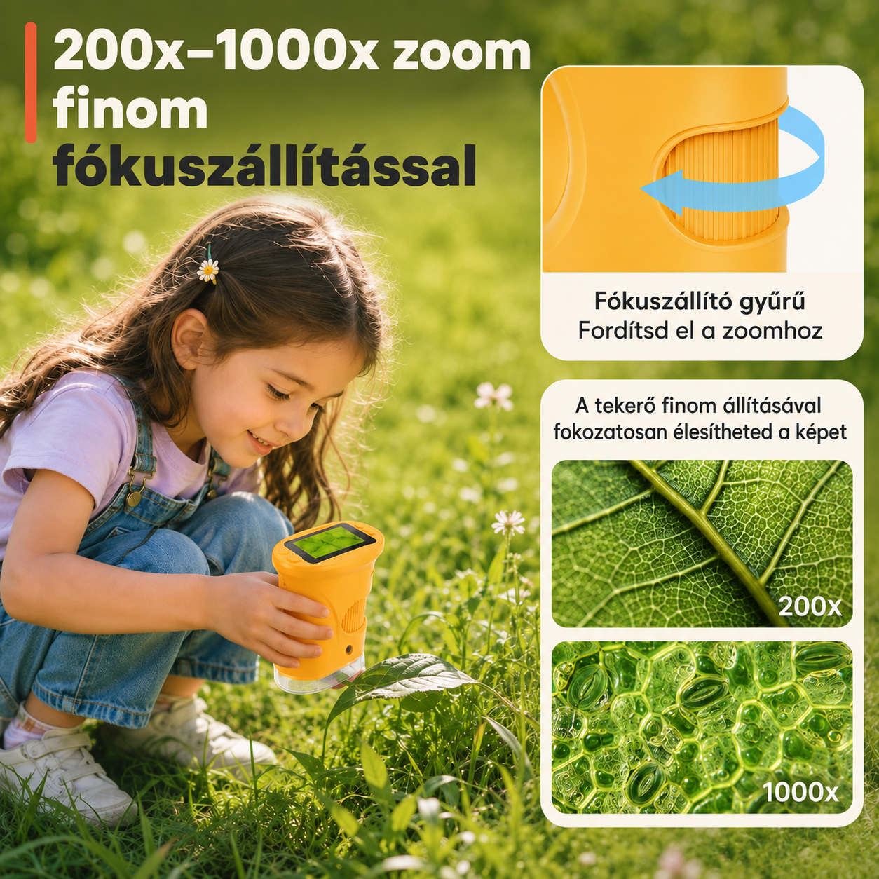 Bébi Dizájn Felfedező Mikroszkóp