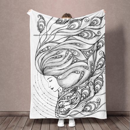Különleges Designer takaró-  A Nő (StellaArt Design)