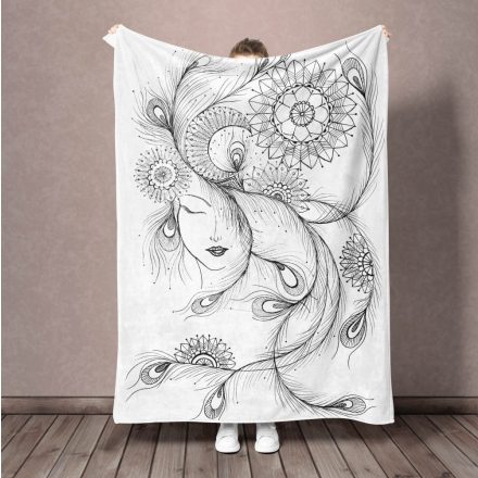 Különleges Designer takaró-  A Nő 2. (StellaArt Design)